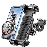 Glangeh Handyhalterung Fahrrad, [Sicheres Schloss] 360° Drehbar Universal...