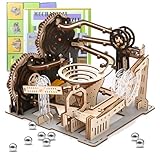 Sadodo 3D Holz Puzzle,Elektrischer Holz Murmelbahn Trackball Modellbau DIY...