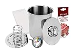 MIKONI SCHINKENKOCHER 3kg SET Schinkenform mit Thermometer Schinkenform...