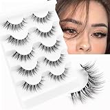 Veleasha Lashes 5D-Wimpern aus künstlichem Nerz, 100% handgefertigt,...