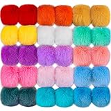 BQTQ 30 Stück Bommel für Mützen Kunstfell Pompon Fellbommel Pompon...