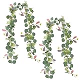2 Stück Eukalyptus Girlanden Künstliche, 1.8m Eukalyptus deko...