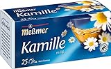 Meßmer Kamille | 25 Teebeutel | Vegan | Glutenfrei | Laktosefrei