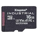 Kingston Industrial microSD -16GB microSDHC Industrial C10 A1 pSLC Karte...