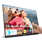 23,8' Großer Portable Touchscreen-Monitor, 100% sRGB VA FHD 1080P, 4000:1...