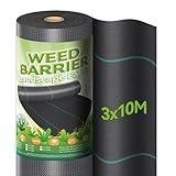 iropro Unkrautvlies Gartenvlies 3m x 10m,30m² Unkrautflies für Garten...