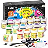 Shuttle Art Textilfarben Waschmaschinenfest 18x20ml Set | waschfest...