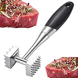 Jilskl Fleischklopfer,Schwer Belastbar Fleischhammer, Edelstahl...
