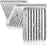 com-four® 20x Grillschale, Einweg-Schalen aus Aluminium, Alu-Grillpfanne...