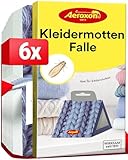 Aeroxon Kleidermottenfalle 6 Stück - Mottenfalle Kleidermotten für...