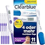 Clearblue Ovulationstest Fortschrittlich und Digital und...