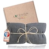 LATESSA® Kirschkernkissen, 100% Baumwolle, modern & nachhaltig, extra...