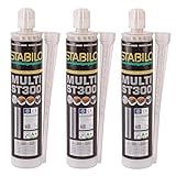 3x Verbundmörtel 300ml | Injektionsmörtel, Montagemörtel, Mörtel mit...