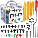 MIKKUPPA 820 Pcs Universal Auto Befestigungclips Set mit Demontage...