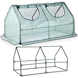 TOM Mini Foliengewächshaus Folientunnel 140g/m² extra stabil & langlebig...