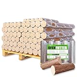 500kg Palette Nestro Holzbriketts Hartholz Brenn Kamin Ofen Heiz Holz...