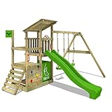 FATMOOSE Spielturm Klettergerüst FruityForest Fun XXL mit Schaukel &...