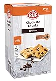 RUF Chocolate Chunks Zartbitter, backfeste, dunkle Schokoladen-Tropfen, XXL...