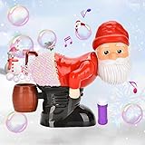 Bubble Fart Blower, Automatische Seifenblasenpistole, Weihnachtsmann...