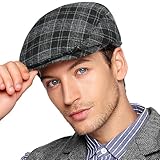 Wantonfy Barett Cap Herren Schiebermütze chirmmütze Gatsby Schirmmütze...