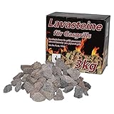 ACTIVA Lavasteine 3kg Nachfüllpack für Gasgrill oder Lavasteingrill -...