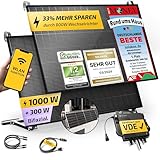 Solakon® 1000W Balkonkraftwerk mit Halterung (Balkon) - Balkonkraftwerk...