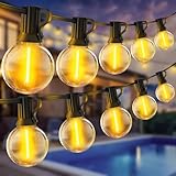 SAEIHGAE Lichterkette Außen LED Strom Beleuchtung - 100ft Aussen 30m...