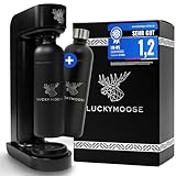 Luckymoose Infinity Wassersprudler mit 2x 1,25L langlebigen,...