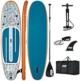 CampSup Aqua Marina Pure Air 10'2' Tropic – Aufblasbares SUP Board...