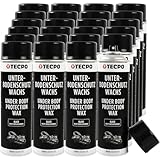 TECPO Wachs Unterbodenschutz Spray, 24x 500ml Unterbodenschutzwachs...