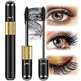 Mascara Wasserfest Schwarz - Silk Fiber Eyelash Mascara Wimperntusche Extra...