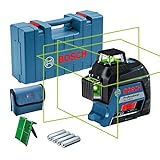 Bosch Professional Linienlaser GLL 3-80 G (grüner Laser, max....