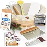 Superbaking Gärkörbchen Rund - 9 Zoll Rattan Sauerteig Brot Gärkorb -...