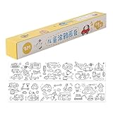 Papierrolle zum Ausmalen für Kinder, Riesenrolle zum Ausmalen, Zeichnen...