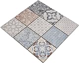 Jasba Mosaik Keramik Steinzeug mehrfarbig matt Retrooptik Küche Bad Dusche...