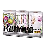 Renova Design Paper Kitchen Towels - XXL, 3 Rolls