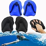 Hand Paddles,Zliger 2 Paar Schwimmpaddel Handpaddel zum Schwimmen Paddel...