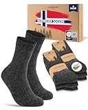 Norweger Socken Herren Wintersocken warme Wollsocken 6 Paar 20100...