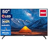 RCA 50 Zoll Smart TV QLED 4K UHD HDR Android Fernseher WiFi, Bluetooth