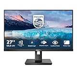 Philips 272S1AE - 27 Zoll FHD Monitor, höhenverstellbar (1920x1080, 75 Hz,...