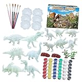 IMIKEYA 64 Stück Teiliges Dinosaurier Malset für Kreatives Zeichnen und...