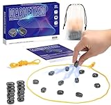 FLYGRRIV Magnetspiel,Tragbares Magnetisches Schachspiel,Puzzle Checkers...