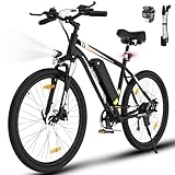 ELEKGO E-Bikes, 26 Zoll E Bike Herren Damen, 36V Abnehmbarer Lithium-Akku,...