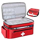 JABNOW Erste Hilfe Tasche Leer, Groß Notfalltasche für Krankenschwester,...