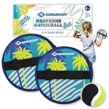 Schildkröt Neopren Klettball Set | 2 Neopren Handfänger mit...
