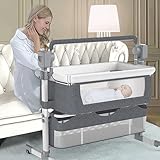 Elektrische Babyschaukel und -wippe – tragbare Nachttisch-Kinderbetten...