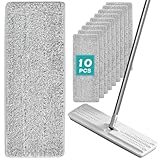 Huucozn 10 Stück Wischmoppbezug Ersatzbezug Wischmopp bezug Mop Pads Mop...