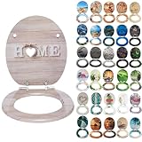 SINOBATH WC-Sitz Mit Absenkautomatik, Hochwertige Und Stabile...