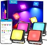 Govee Smart LED Strahler, RGBICWW WiFi Outdoor Strahler Funktioniert mit...