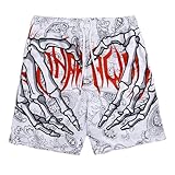 Generisch Herren Badehose Boardshorts Sommer Strandshorts mit Handabdruck...